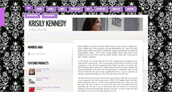 Desktop Screenshot of krisilykennedy.com